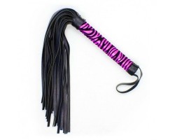 Мягкая плеть черно-фиолетовая