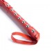Красная плеть с металлическими заклёпками - фото 2