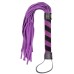 Черно-фиолетовая плеть замшевая - фото 4