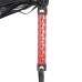 Черная плеть с дизайнерской лакированной ручкой красного цвета - фото 2