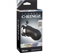 Мужской пояс верности Fantasy C-Ringz Extreme Silicone Cock Blocker
