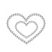 Пэстисы Bijoux Mimi Heart Silver серебристые - фото 1