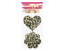 Набор леопардовых пэстисов Leopard Sexy Nipple Pasties