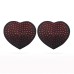 Пэстисы для груди Reusable Red Diamond Heart Nipple Pasties - фото