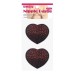 Пэстисы для груди Reusable Red Diamond Heart Nipple Pasties - фото 1