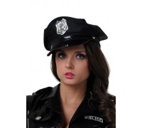 Фуражка полицейского черная