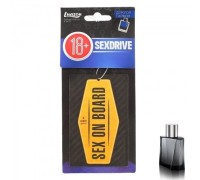 Ароматизатор в авто бумажный Sexdrive Секс на борту парфюм