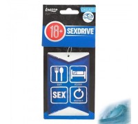 Ароматизатор в авто бумажный Sexdrive На повторе с ароматом океана