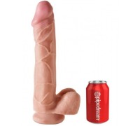 Фаллоимитатор на присоской King Cock Dual Density 12 in Cock with Balls