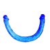 Фаллоимитатор двухголовый голубой - фото 1