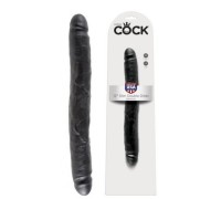 Двухсторонний фаллоимитатор King Cock 12 in Dildo Black