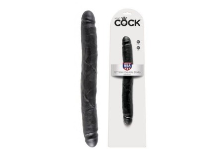 Двухсторонний фаллоимитатор King Cock 12 in Dildo Black
