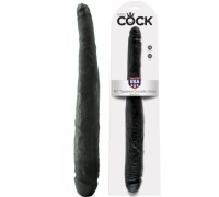 Двухсторонний фаллос King Cock - 16in Tapered Double черный