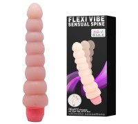 Рельефный вибратор с хребтом Flexi Vibe