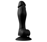 Черный фаллоимитатор на присоске Shove up Butt Plug Penis