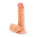 Фаллоимитатор с прямым стволом и объемной мошонкой Nudes Sensual - фото