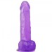 Фаллос на присоске Jelly Studs Crystal Dildo Large фиолетовый - фото 6