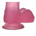 Розовый фаллос Jelly Studs Crystal Dildo Small - фото 2