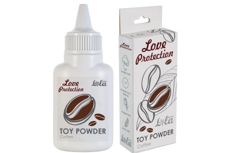 Пудра для игрушек Love Protection с ароматом кофе 30 гр