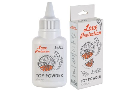 Пудра для игрушек Love Protection с ароматом апельсина 15 гр