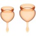 Менструальные чаши Satisfyer Feel Good 2 шт, оранжевые - фото