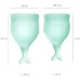 Менструальные чаши Satisfyer Feel Secure 2 шт, зеленые - фото 6