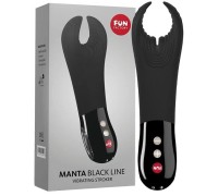 Уникальный мастурбатор с вибрацией Fun Factory Manta черный