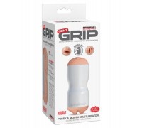 Мастурбатор 2 в 1 Tight Grip Pussy and Mouth Masturbator