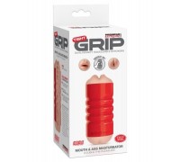 Мастурбатор 2 в 1 Tight Grip Mouth and Ass Masturbator