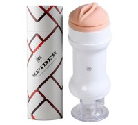 Мастурбатор на мощной присоске Spider Man Hands Free белый