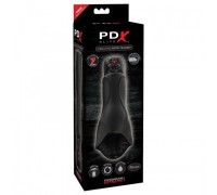 Черный вибромастурбатор-ротатор Vibrating Roto-Teazer