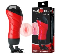 Мастурбатор вагина в тубе с присоской Crazy Bull Delia