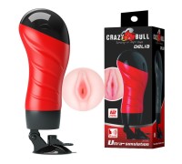 Вибро-мастурбатор на присоске со звуком Crazy Bull Delia