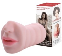 Мастурбатор ротик с зубками Oral sex with teeth