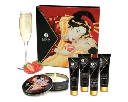 Набор Shunga Geisha Secret, клубника и шампанское