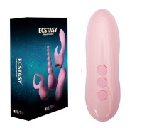 Вибростимулятор Ecstasy с насадками в комплекте