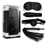 Набор Deluxe Bondage Kit (маска, мини-вибратор, плеть, кляп-шар) 