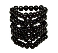 Насадка на пенис с черными бусинами