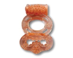 Двойное эрекционное кольцо Luxe Секрет Кощея и презерватив в подарок