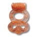 Двойное эрекционное кольцо Luxe Секрет Кощея и презерватив в подарок - фото