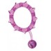 Кольцо с утяжеляющим шариком фиолетовое Ball Banger Cock Ring - фото