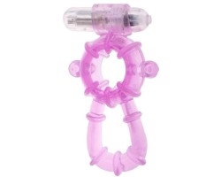 Виброкольцо розовое Beefcake Dual Rings Vibe