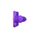 Двойное эрекционное кольцо с вибрацией Licks Couples Ring фиолетового цвета - фото 4