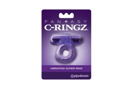 Эрекционное кольцо с вибрацией Fantasy C-Ringz Vibrating Super Ring