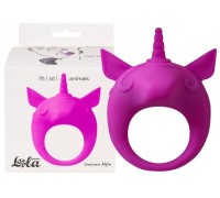 Эрекционное виброкольцо Mimi Animals Unicorn Alfie Purple