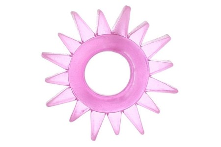 Эластичное розовое кольцо для эрекции Toyfa
