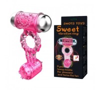 Эрекционное кольцо с двойной вибрацией Sweet
