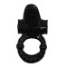 Эрекционное кольцо язычок с вибрацией черное - фото 5
