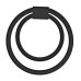 Двойное эреционное кольцо на член черного цвета - фото 6