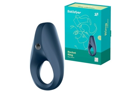 Эрекционное кольцо на пенис Satisfyer Rings с вибрацией, длина 7,5 см
